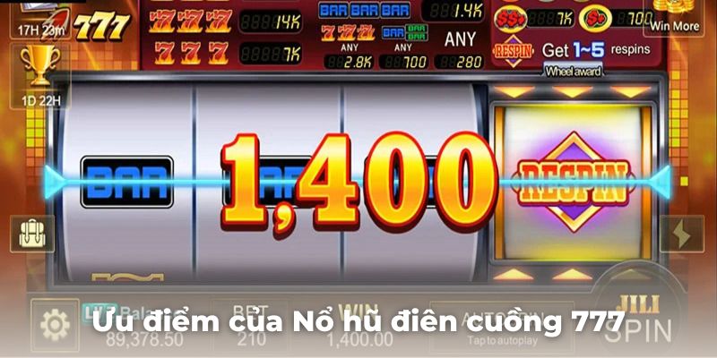 Ưu điểm cực nổi bật của game Nổ hũ 777 